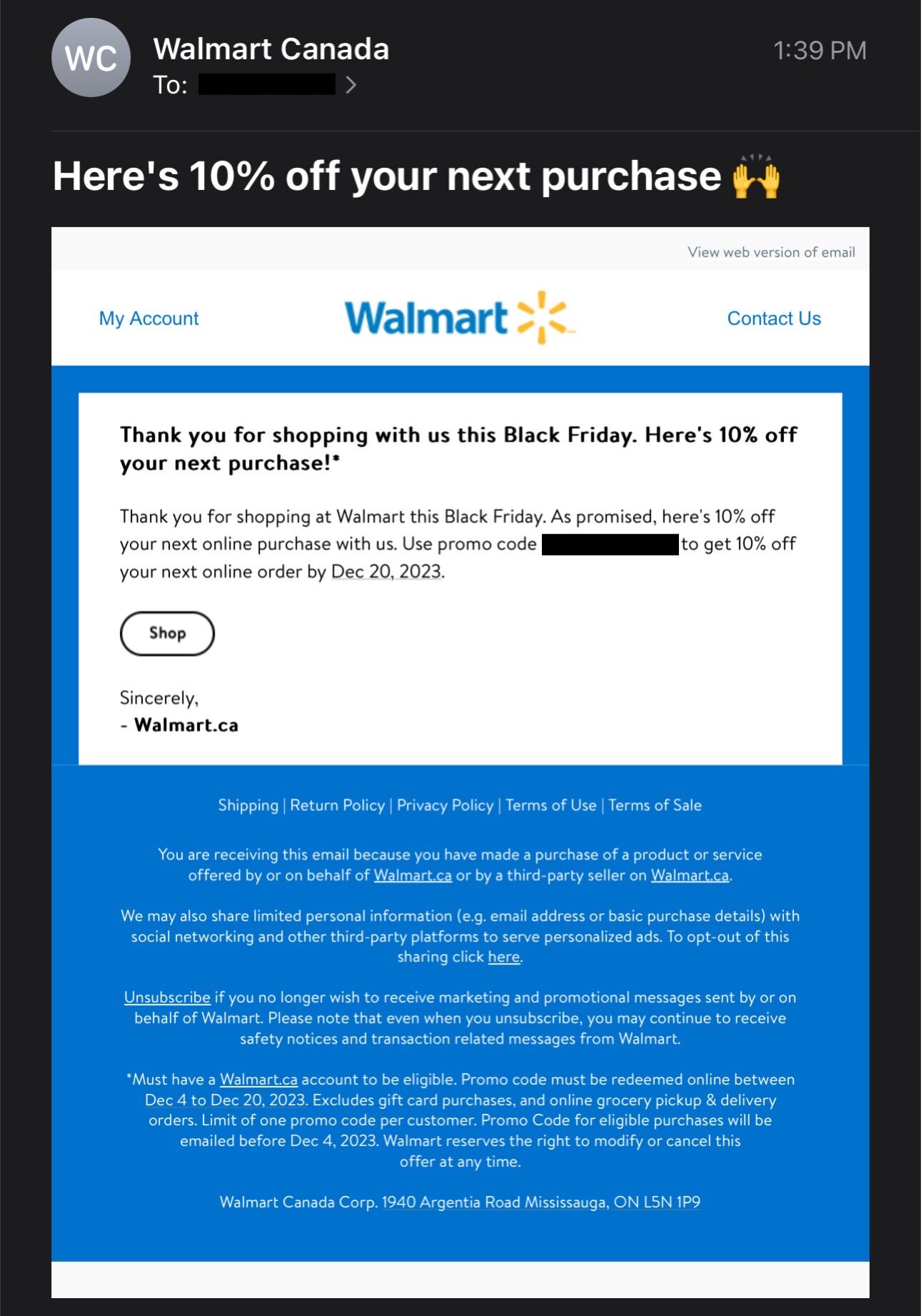 How to order from Walmart Canada, even though I live in the USA