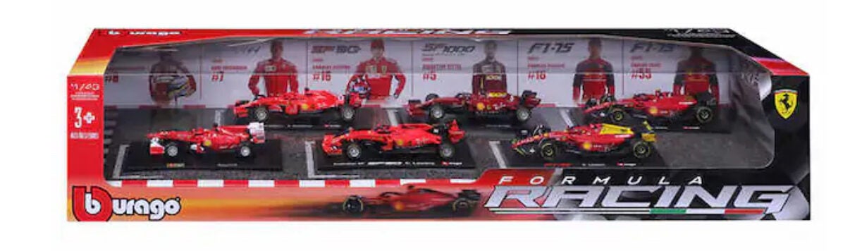 Have anyone seen the Bburago F1 models in Costco, that comes in a 6 pack?  Seems they are selling out fast. There are Ferrari ans Red Bull versions,  possibly Mercedes as well.