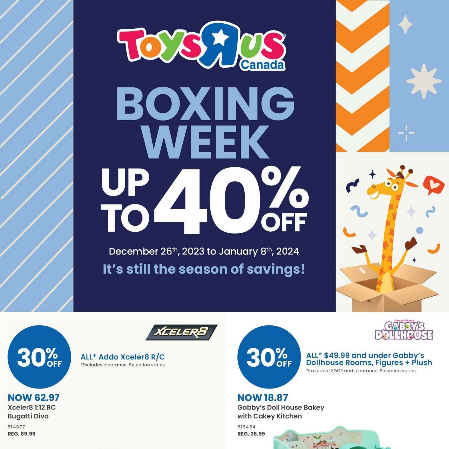 Toys r us boxing day hot sale flyer 2018