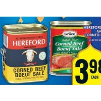 Hereford or Grace Corned Beef