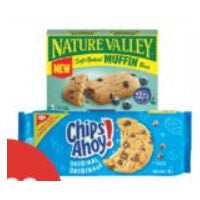 Nature Valley Soft-Baked Muffin Bars or Christie Family Size Cookies