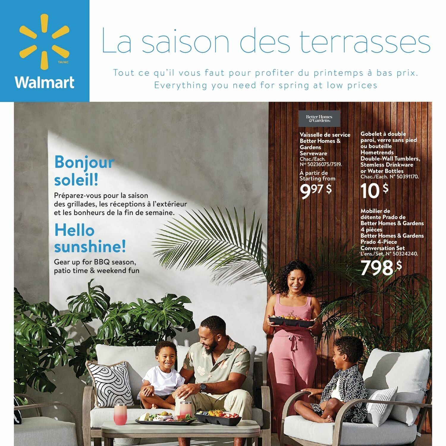 Walmart Weekly Flyer Patio Season Book (QC) Mar 14 Apr 3