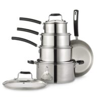 Heritage the Rock 10-Pc Elite Stainless Steel Cookware Set