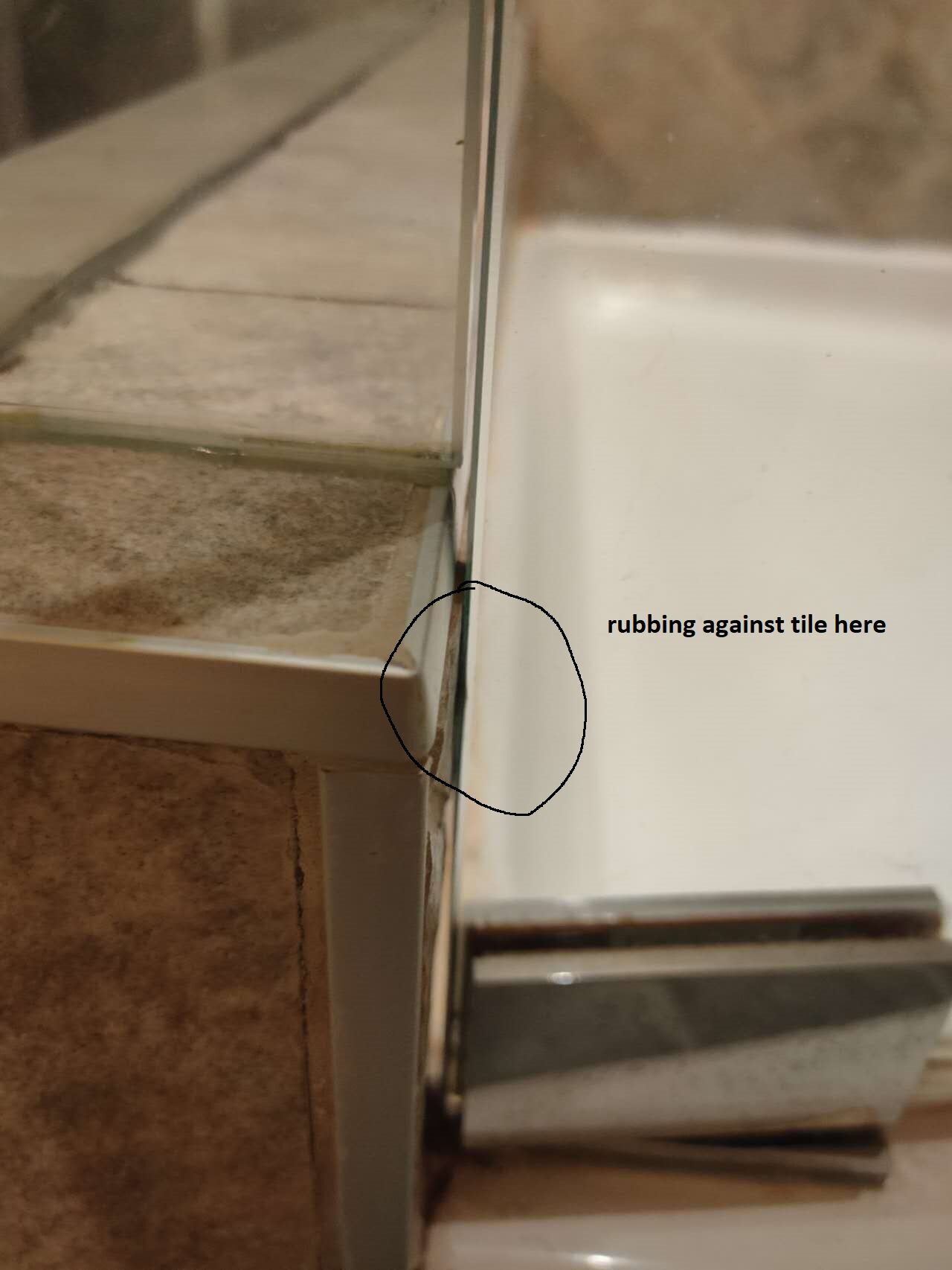 Shower door adjustment - RedFlagDeals.com Forums
