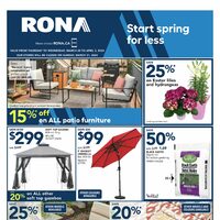 Rona - Weekly Deals - Start Spring For Less (QC) Flyer