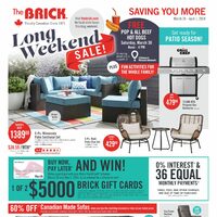 The Brick - Saving You More - Long Weekend Sale (Franchise Version) Flyer