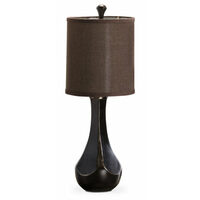 Mountain Bronze Resin Table Lamp