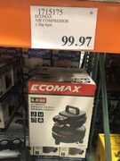 Ecomax 6Gal Pancake Air Compressor $99 YMMV