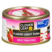 24 Clover Leaf Flake Light Tuna Spicy Thai Chili - $24