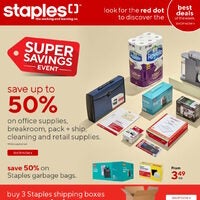 Staples - Weekly Deals - Super Savings Event Flyer