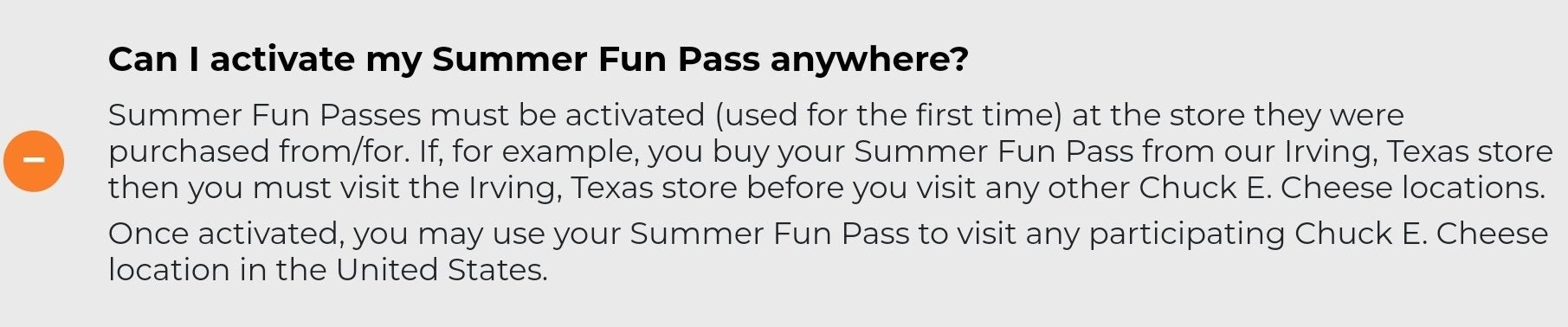 Chuck E Cheese Chuck E Cheese Summer Fun Pass Unlimited Play Daily