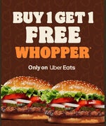 BOGO whopper at Burger King - (Pickup/delivery)