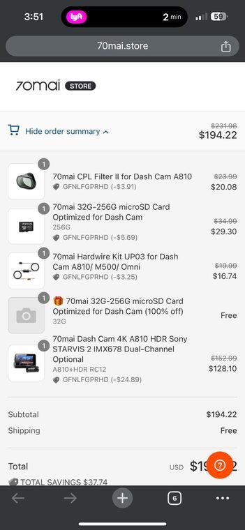 [Canada Computers] Viofo A129 Pro DUO 4K UHD+FHD Dual Channel Wifi Dash ...