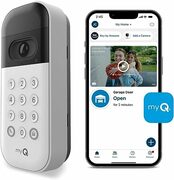 My Q Smart Garage Video Keypad with Camera, WiFi, and Smartphone Control
