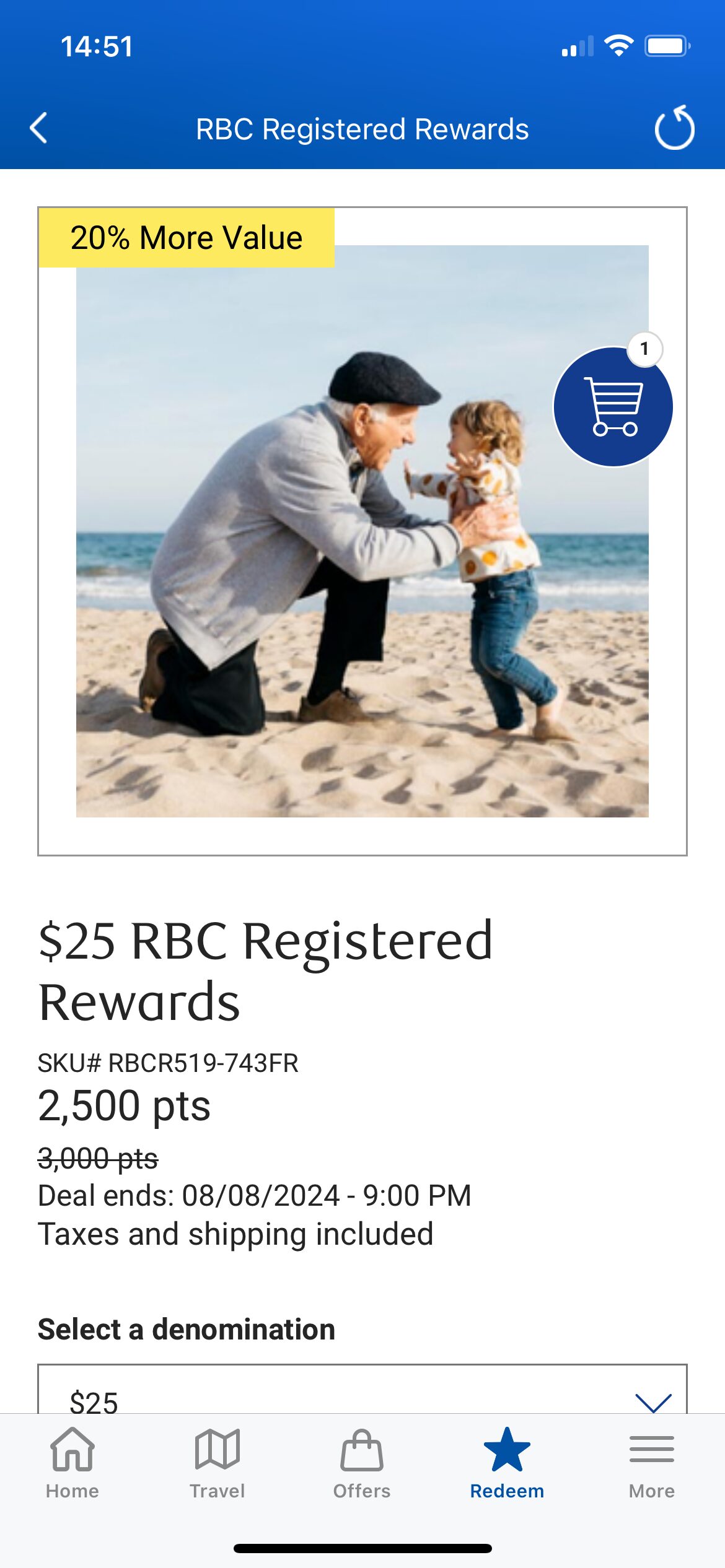 [Royal Bank] RBC Avion 20% Bonus towards Financial Rewards (35k points ...