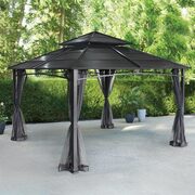 HOMETRENDS Hardtop Gazebo 12 ft. x 12 ft. - $848+$50 shipping