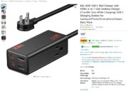 EBL 65W USB C Wall Charger with HDMI, 6-in-1 GaN Desktop Charger @ $19.99