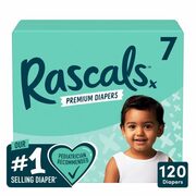 Rascal Premium Diapers Size 3 - 7, $7 off + 20% S&S + 12% Rakuten