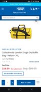 Collection by London Drugs Dry Duffle Bag - Yellow - 30L $14.99