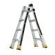 $159 Gorilla Ladders 18 ft. Aluminum Multi-Position Ladder, 300 lb, Type IA Duty Rating