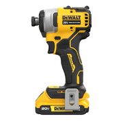 DEWALT 20V MAX ATOMIC Li-Ion Cordless Brushless Compact 1/4-inch Impact Driver Kit with 2.0Ah Battery and Charger $119