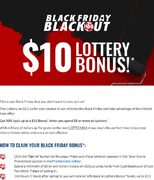 Spend $5-20 on online lotto, get a 50% account bonus