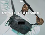 20% off sitewide for Black Friday