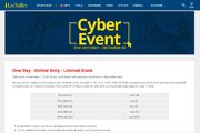 Cyber Event gift cards -- One Day (Dec 2nd, 2024) - Online Only - Limited Stock