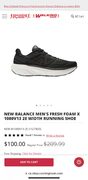 NEW BALANCE MEN'S FRESH FOAM X 1080V13 $100 ($110 off)