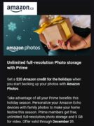 Amazon Photos $20 Credit For Backup