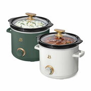 Beautiful 2 Qt Slow Cooker Set by Drew Barrymore, 2-Pk, 2Qt Slow Cooker, $24.98