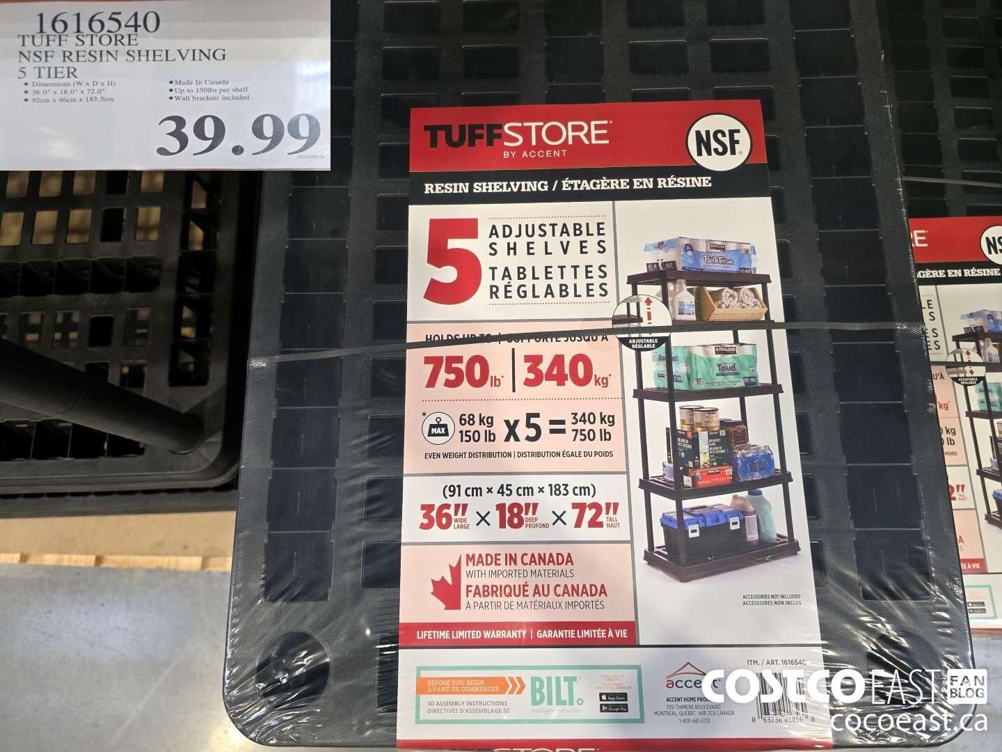 [Costco] Seville Classics 6 Tier NSF Steel Wire Shelving Rack 119$ (30 ...
