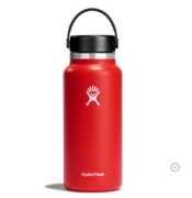 Hydro Flask Wide Mouth 32 oz / 21 oz Insulated Water Bottle (Red Only) - $26.97 / 20.97