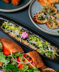 $1.50 oysters, Happy Hour food/drinks (Mon-Fri 2:30pm-5:30pm, Sat & Sun 11:30am-5:30pm) @ 1054 Alberni St, Vancouver BC