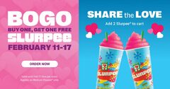 BOGO medium Slurpee. Feb 11th-17th