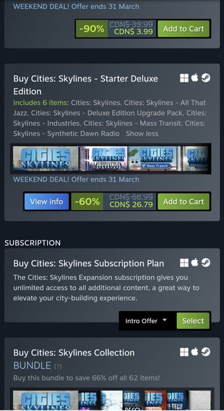 [STEAM] Cities: Skylines > Free-to-play weekend + 90% off game