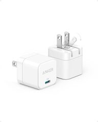 USB C Charger, Anker 2-Pack 20W Fast Charger with Foldable Plug $15.99