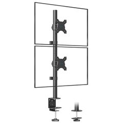 BONTEC Vertical Dual Monitor Desk Mount /13-34 Inch Screens / Supports up to 10kg 55% off to $25.99
