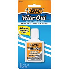 BiC Wite-Out Quick Dry Correction Fluid, 6-Count @ $2.99 (delivery is TBD)