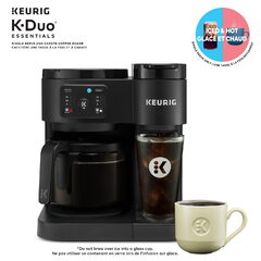 Keurig K-Duo Essentials Hot & Iced Single Serve K-Cup Pod & Carafe Coffee Maker $99.98