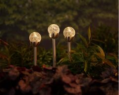 INSTYLE Stainless Steel Solar Garden Stake Lights - Set of 6 - $19.97 (reg $44.99) (YMMV)