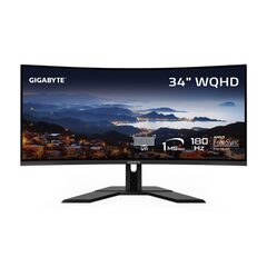 [IN STORE ONLY] GIGABYTE G34WQCP 34" WQHD 3440x1440 Curved VA 180Hz Ultrawide Monitor $300