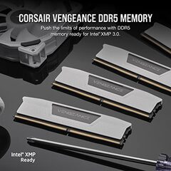 CORSAIR VENGEANCE DDR5 RAM 32GB (2x16GB) 6000MHz CL36 Intel XMP (white) @ $99.99 (delivery tbd)