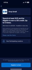 Amex Shop Small Business - Spend $25 and Earn $5. Up to 5 Times