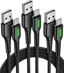 INIU USB C Cable, [3 Pack, 6.6+6.6+1.6ft] 3.1A $5.55