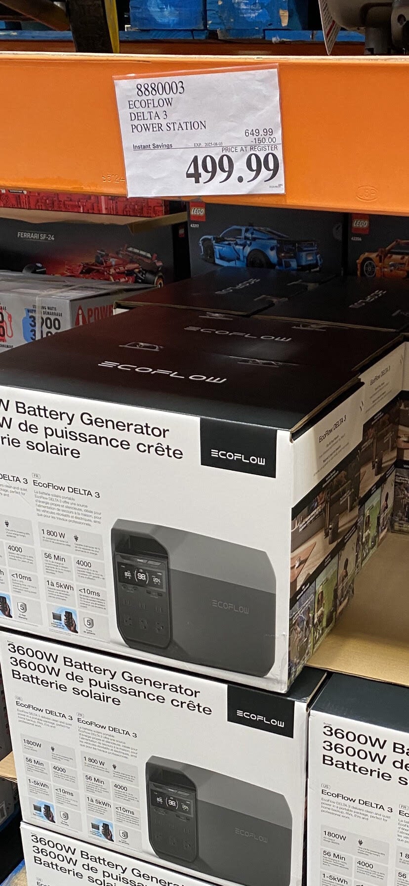Costco] EcoFlow DELTA 3 Portable Power Station 1024Wh (In Store) - $499.99  (YMMV) - RedFlagDeals.com Forums