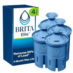 Brita Elite Replacement Filters(BLUE - 4 Count)