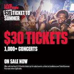 30 Dollar concert tix, Toronto