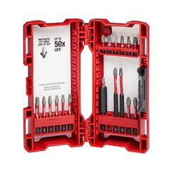 Milwaukee Tool SHOCKWAVE Impact Duty Alloy Steel Screw Driver Bit Set (18-Piece) - $12.48 - Free Shipping