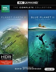 Planet Earth II and Blue Planet II: The Complete Collection (4K Ultra HD Blu-ray) - $26
